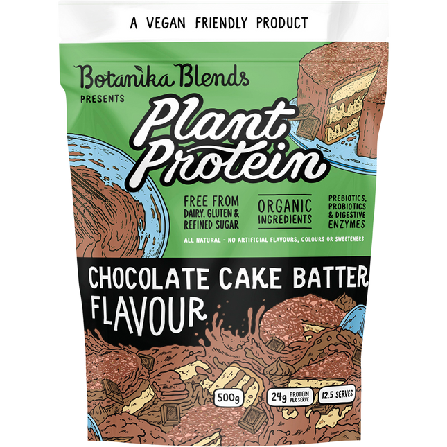 Plant Protein Chocolate Cake Batter