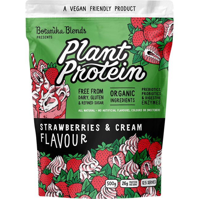 Plant Protein Strawberries & Cream