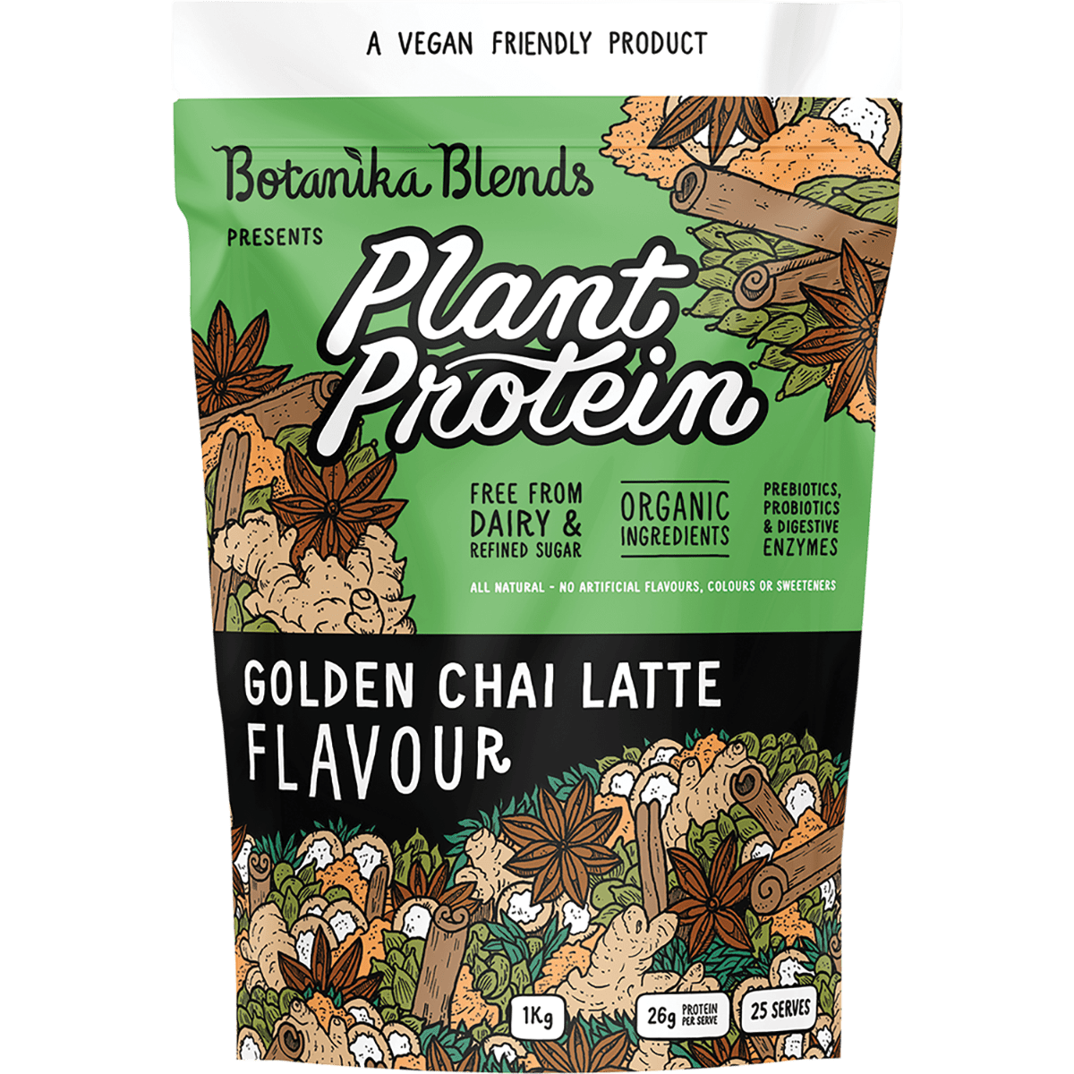 Plant Protein Golden Chai Latte