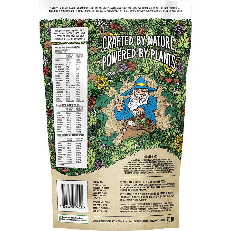 Botanika Blends Plant Protein Raspberry Coconut