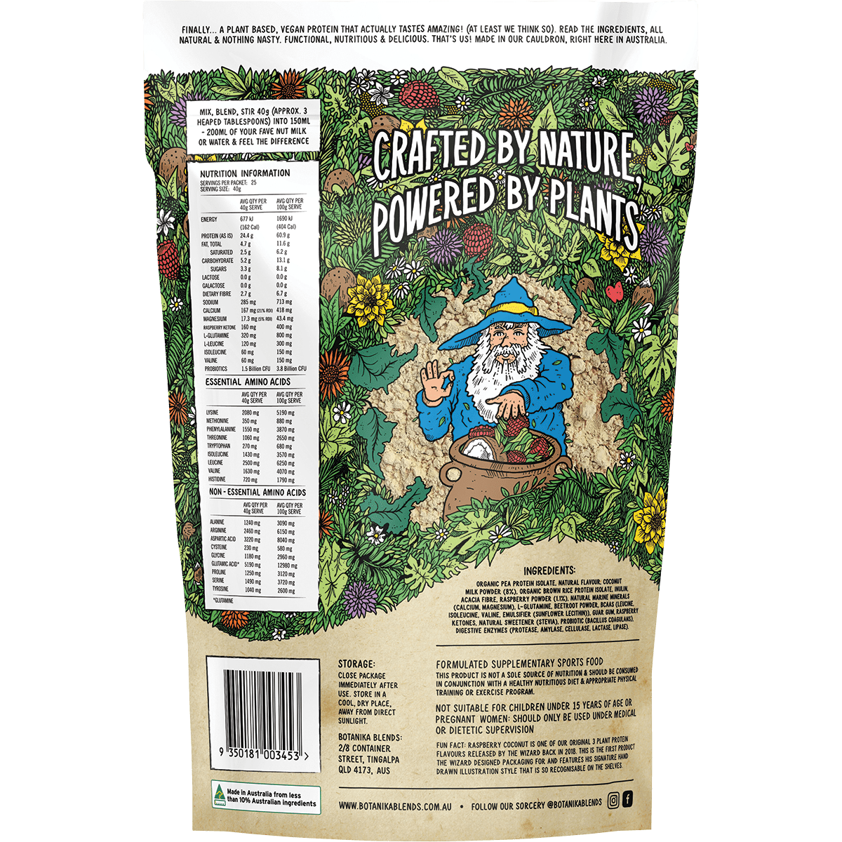 Plant Protein Raspberry Coconut