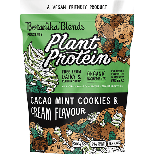 Plant Protein Cacao Mint Cookies & Cream