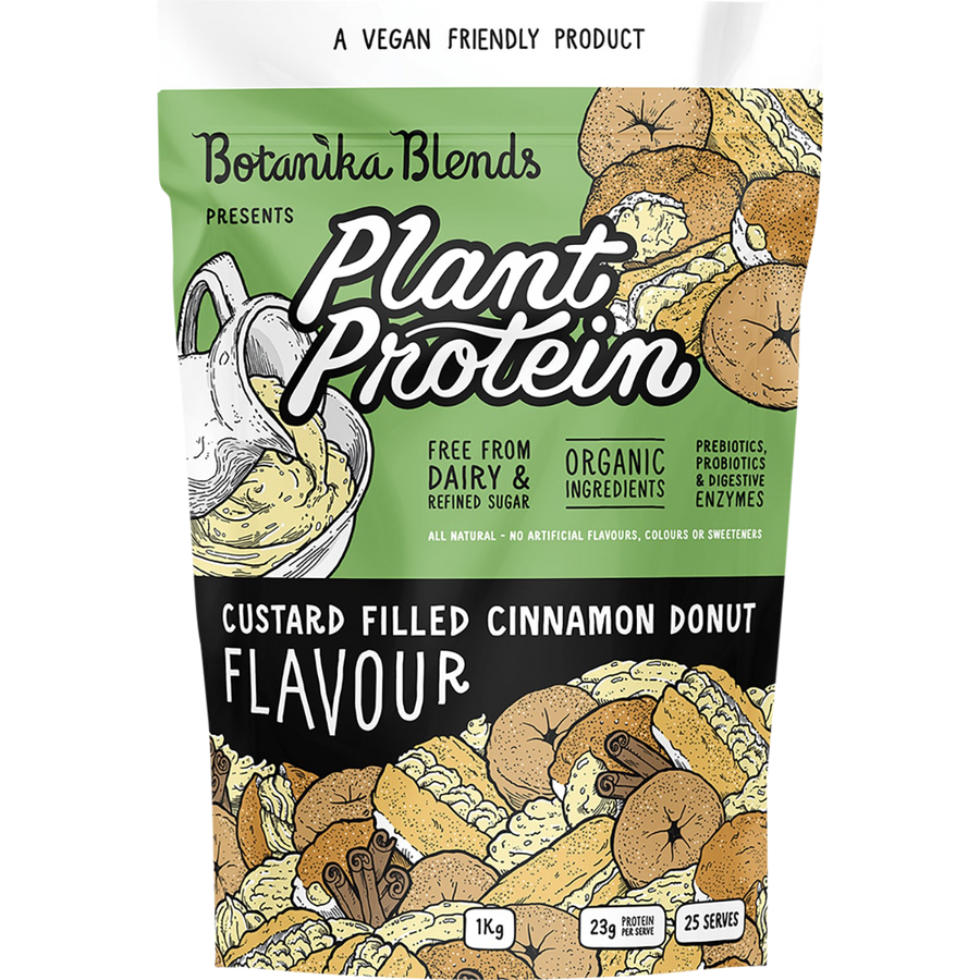 Botanika Blends Plant Protein Custard Filled Cinnamon Donut
