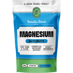 Botanika Blends Magnesium Glycinate Powder 100g pouch front