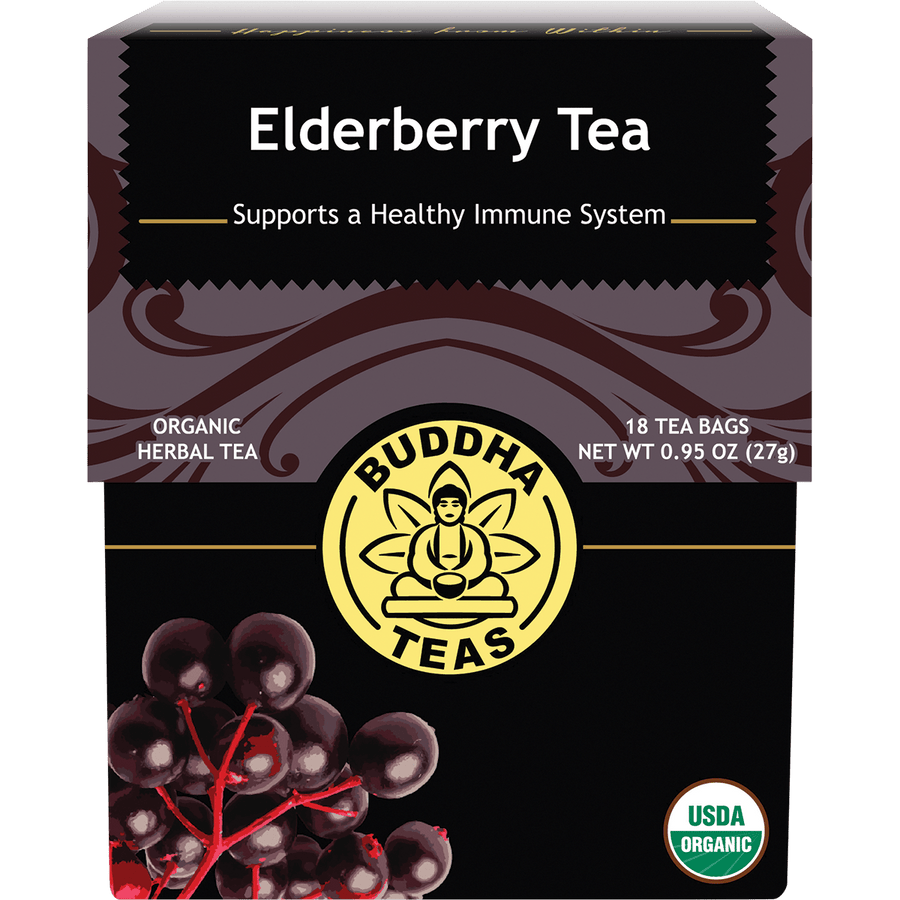 Organic Herbal Tea Bags Elderberry Tea