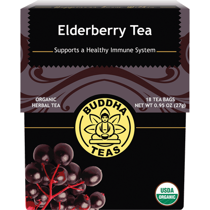 Organic Herbal Tea Bags Elderberry Tea