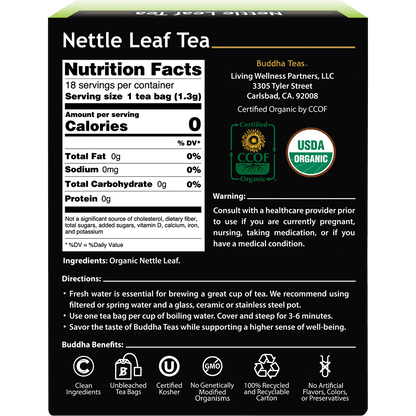 Organic Herbal Tea Bags Nettle Leaf Tea