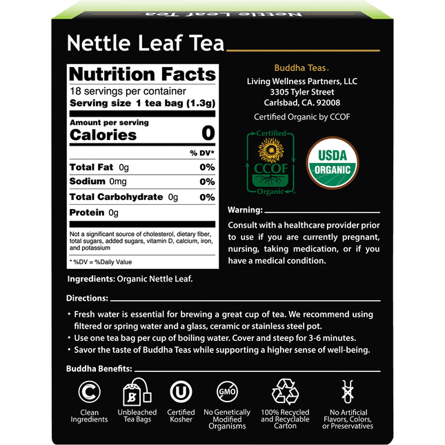 Organic Herbal Tea Bags Nettle Leaf Tea