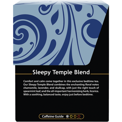 Organic Herbal Tea Bags Sleepy Temple Blend