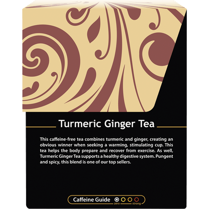 Organic Herbal Tea Bags Turmeric Ginger Tea