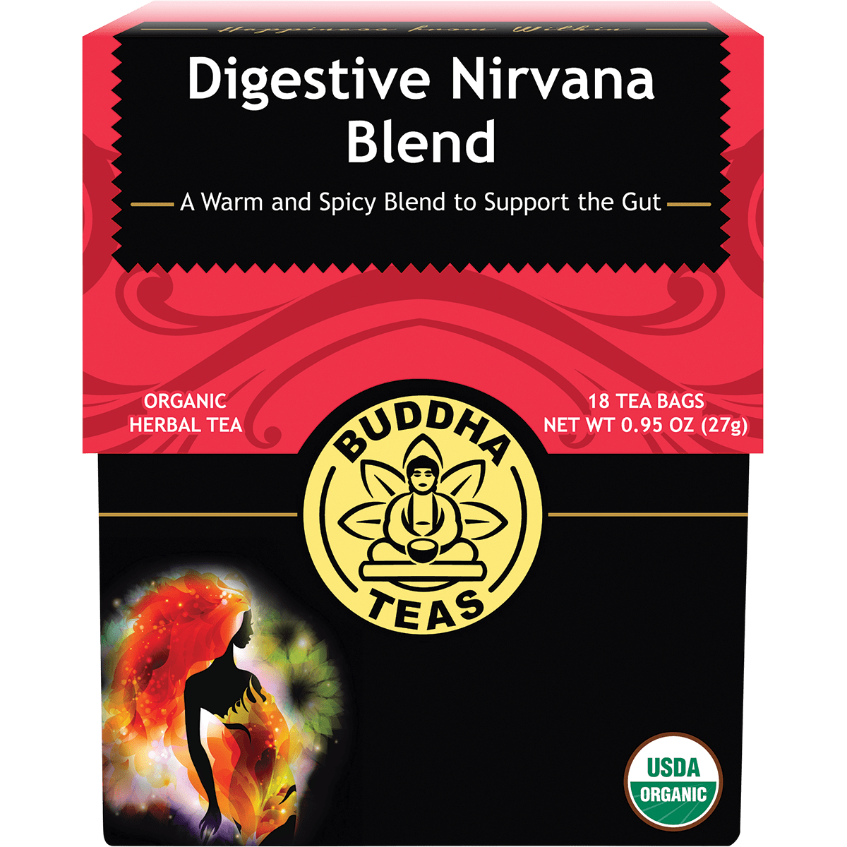 Organic Herbal Tea Bags Digestive Nirvana Blend