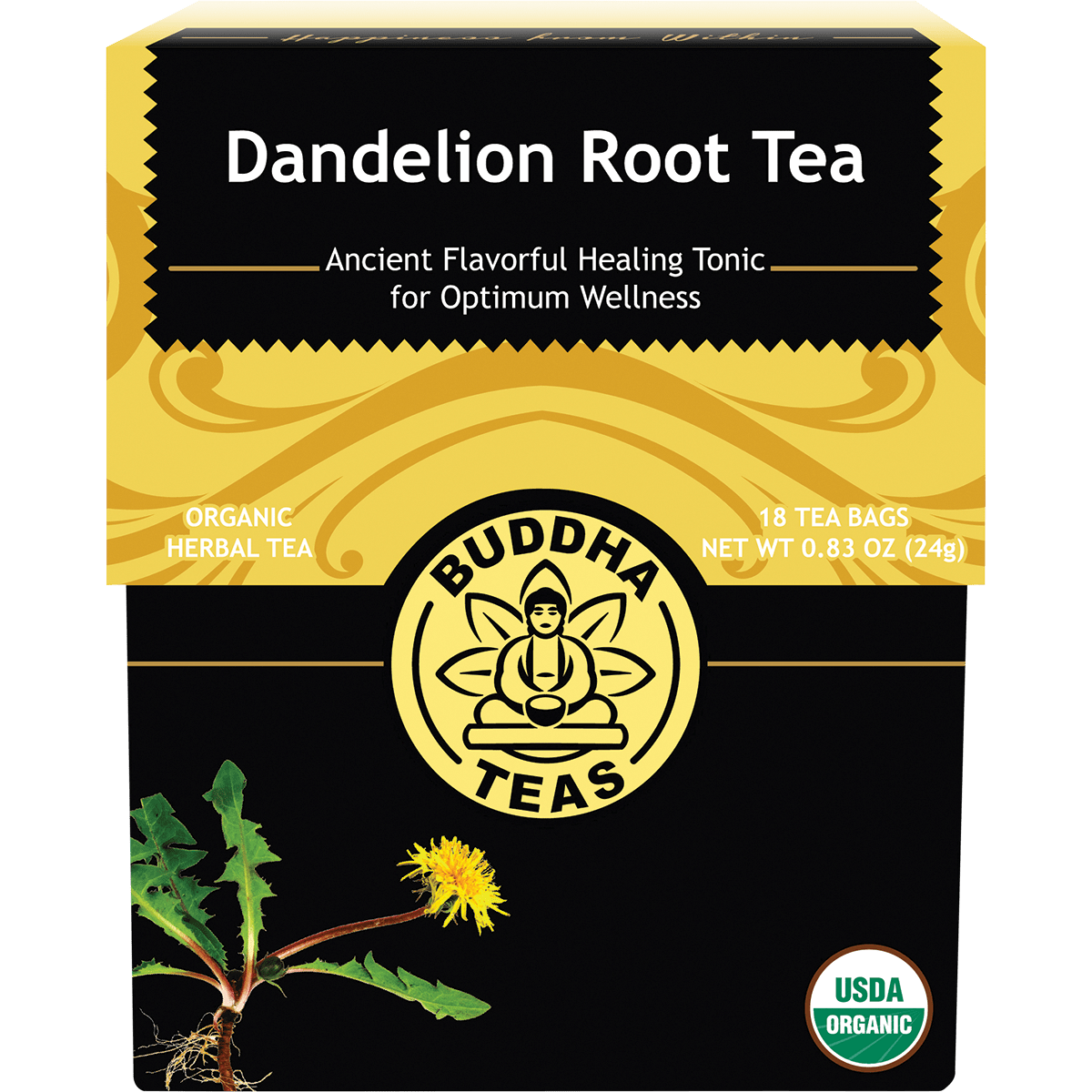 Organic Herbal Tea Bags Dandelion Root Tea