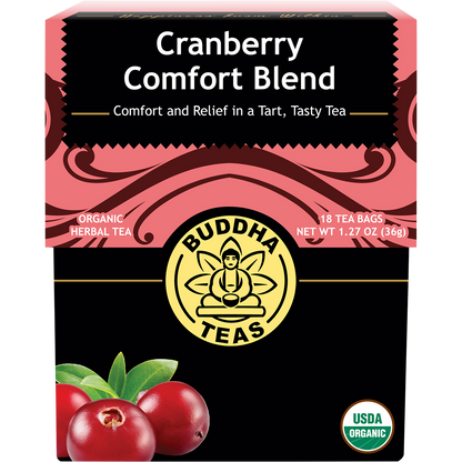 Organic Herbal Tea Bags Cranberry Comfort Blend