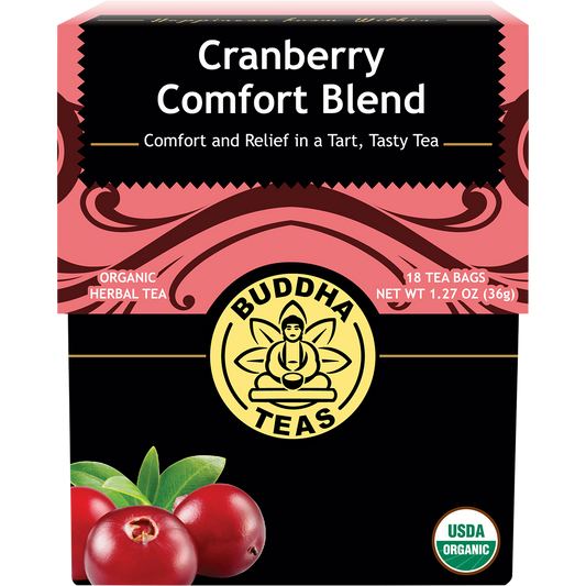 Organic Herbal Tea Bags Cranberry Comfort Blend