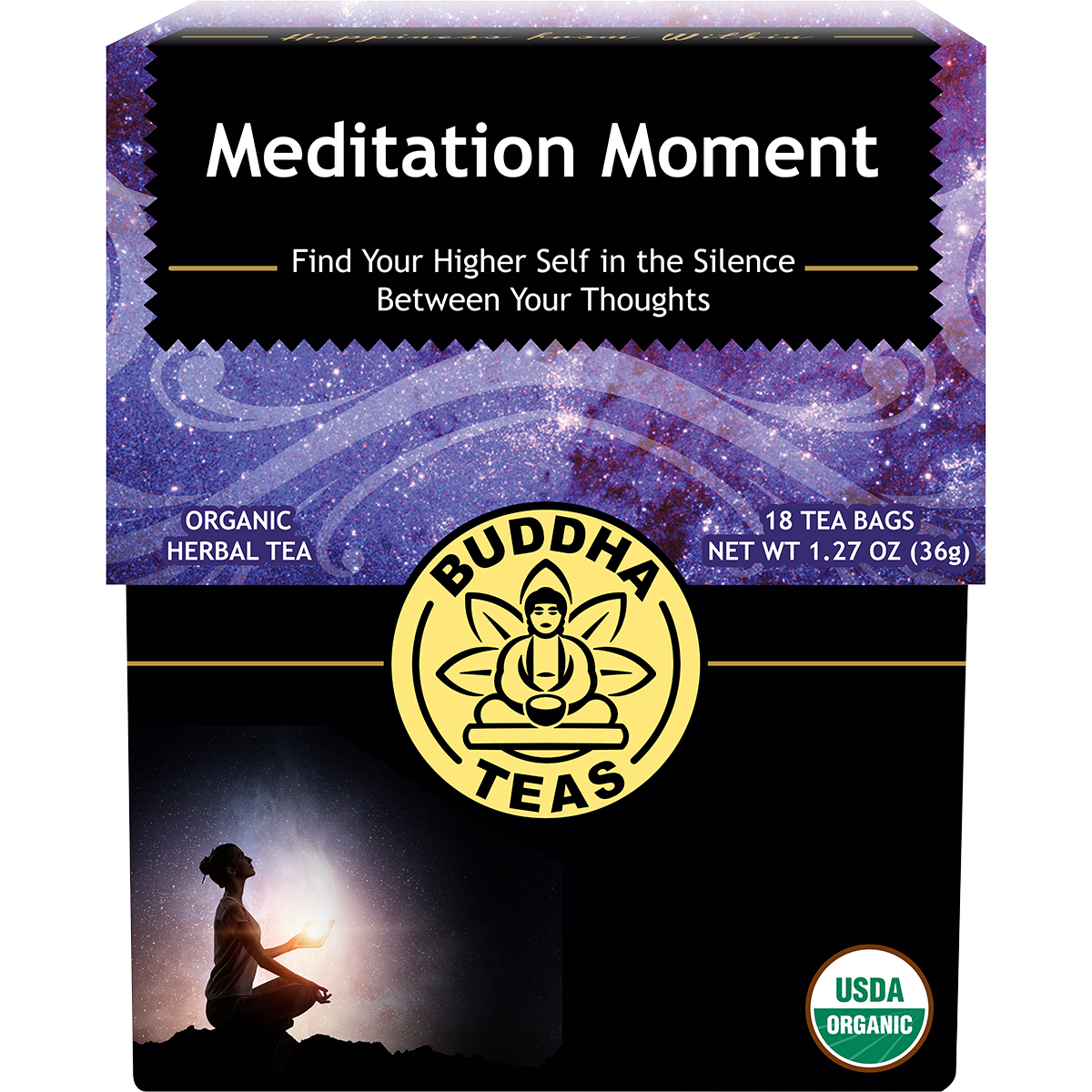 Organic Herbal Tea Bags Meditation Moment