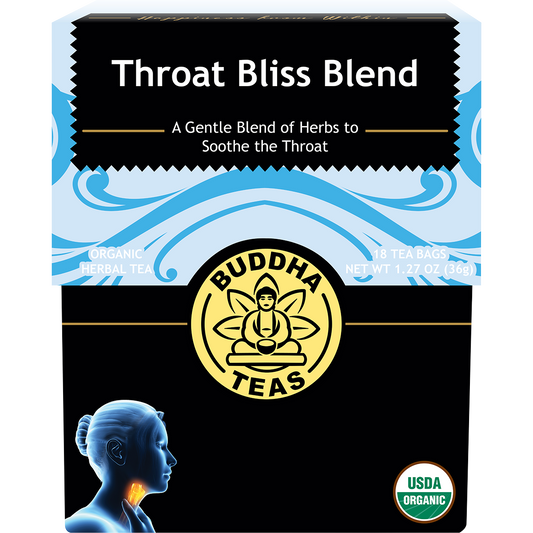 Organic Herbal Tea Bags Throat Bliss Blend