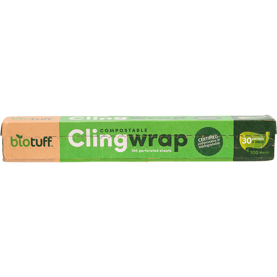 Compostable Cling Wrap 100 x 30cm Sheets