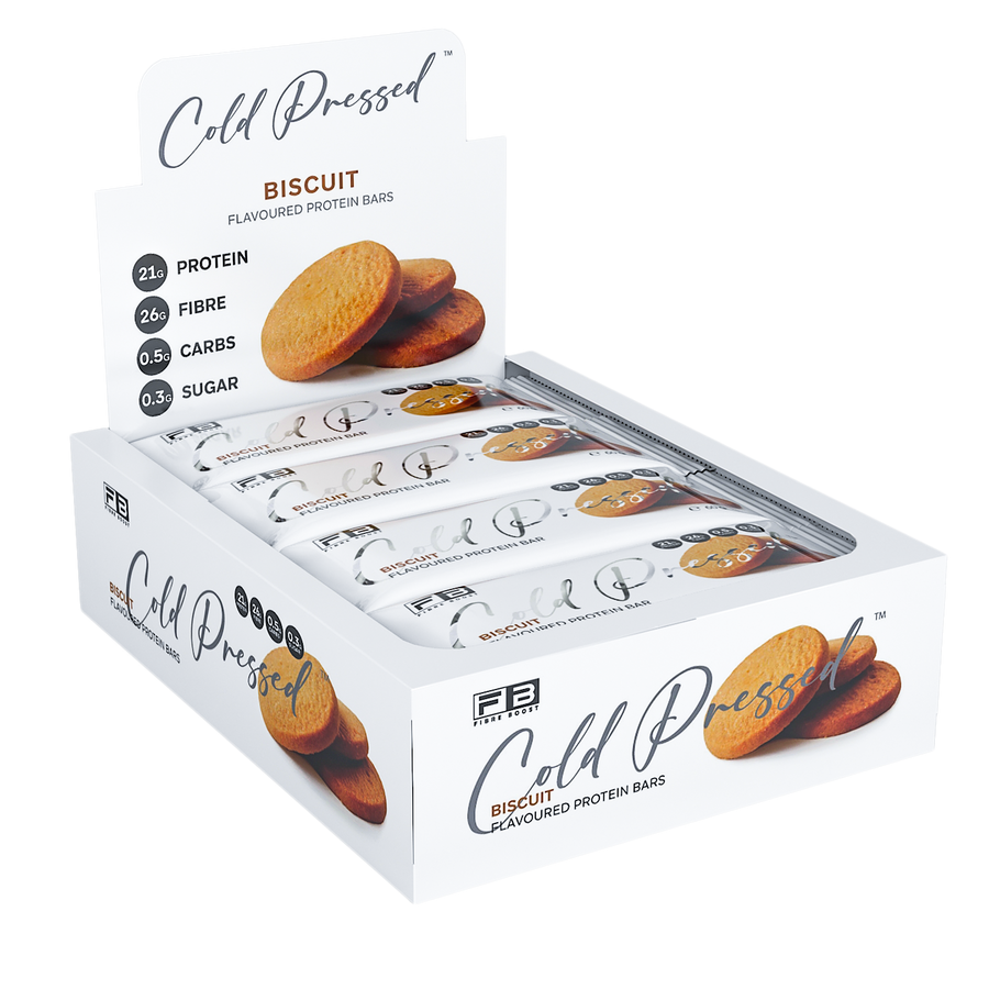 Fibre Boost Cold Pressed Biscuit Protein Bar