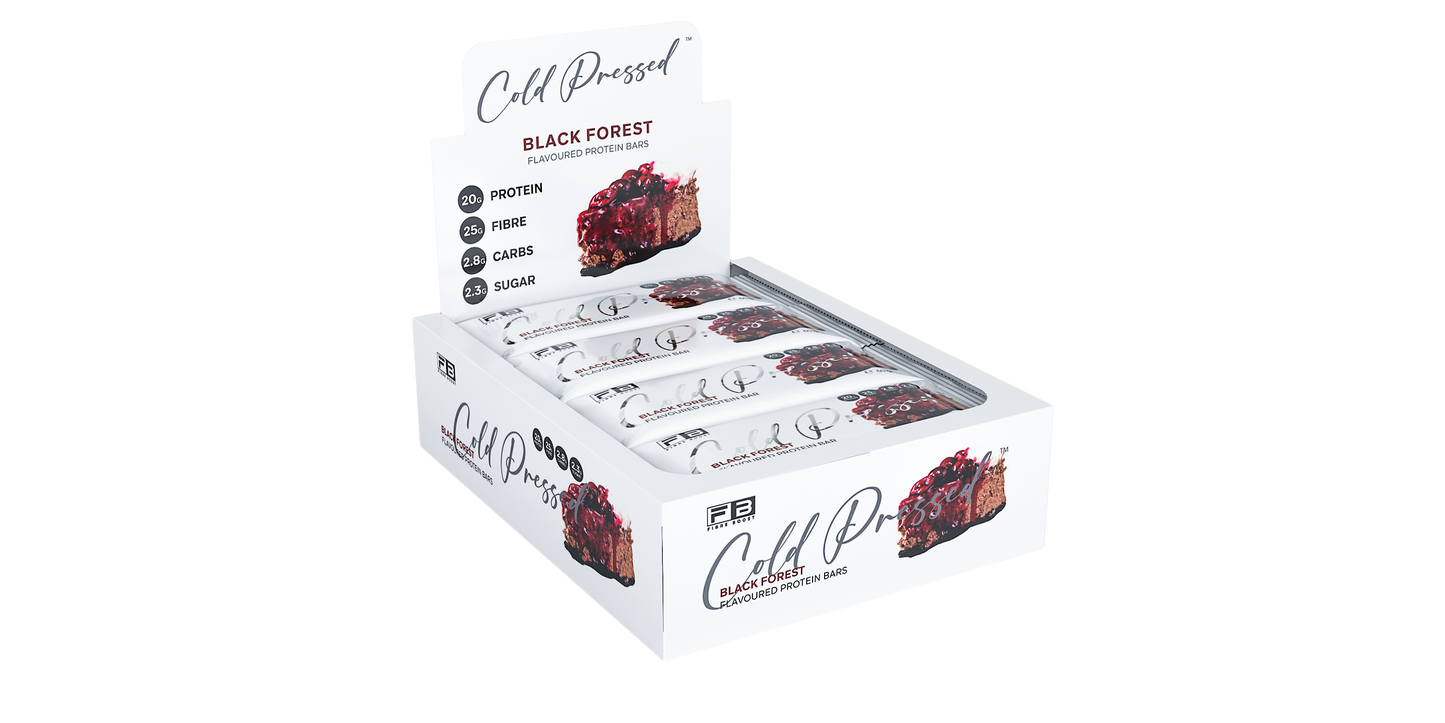 Fibre Boost Cold Pressed Black Forest flavoured Protein Bar