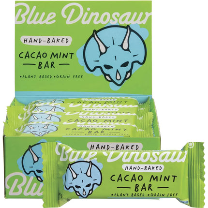 Blue Dinosaur Snack Bar Cacao Mint bar