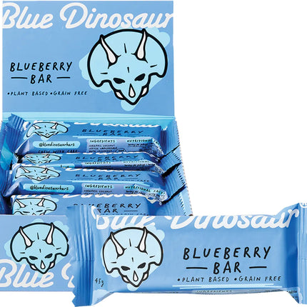 Blue Dinosaur Snack Bar Blueberry bar