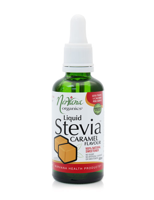 Nirvana Organics Liquid Stevia caramel flavor 50ml bottle