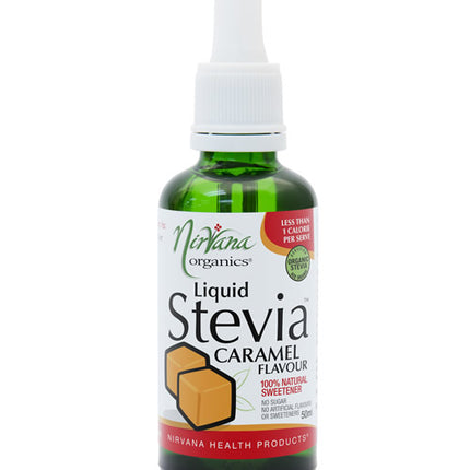 Nirvana Organics Liquid Stevia caramel flavor 50ml bottle
