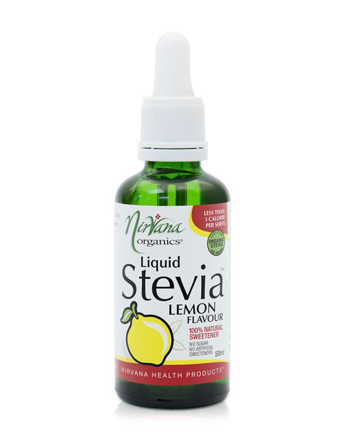 Nirvana Organics Liquid Stevia in lemon flavor 50ml
