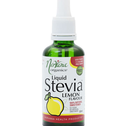 Nirvana Organics Liquid Stevia in lemon flavor 50ml