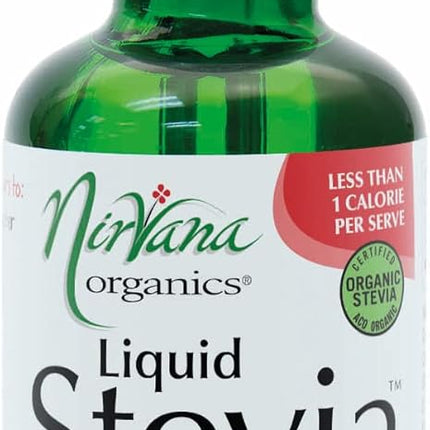 Nirvana Organics liquid stevia in strawberry flavor 50ml
