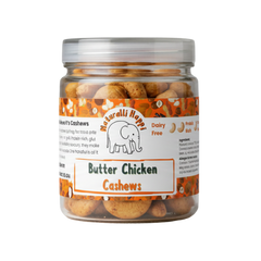 Naturalli Happi Butter Chicken Cashews in a vibrant package