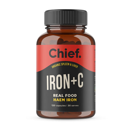 Chief Nutrition Iron + C 120 Capsules
