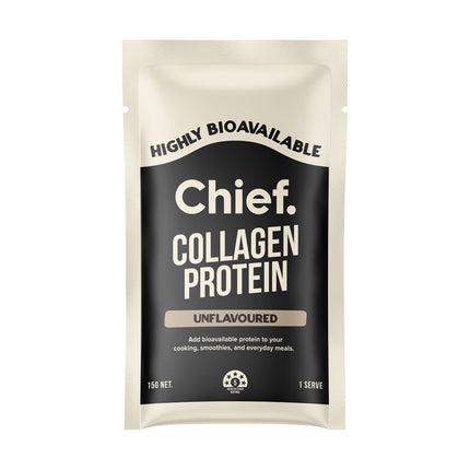 Chief Nutrition Grass-Fed Collagen Protein Sachet - Unflavoured 15g x 10