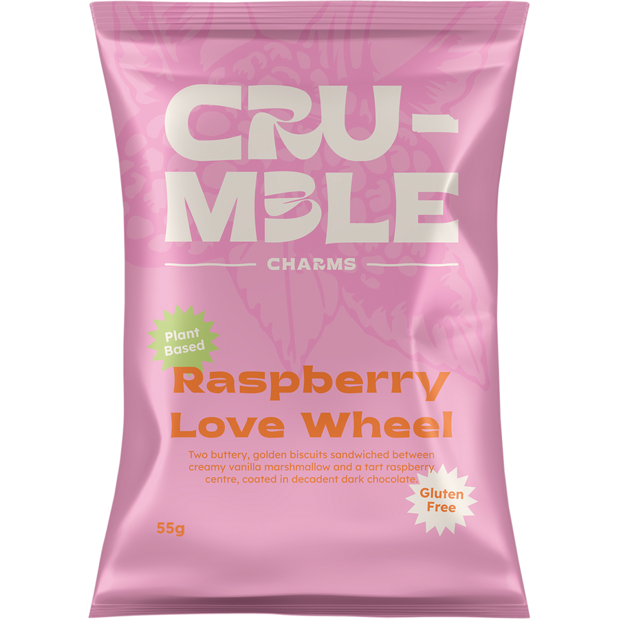 CRUMBLE CHARMS Raspberry Love Wheel