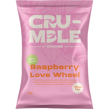 CRUMBLE CHARMS Raspberry Love Wheel