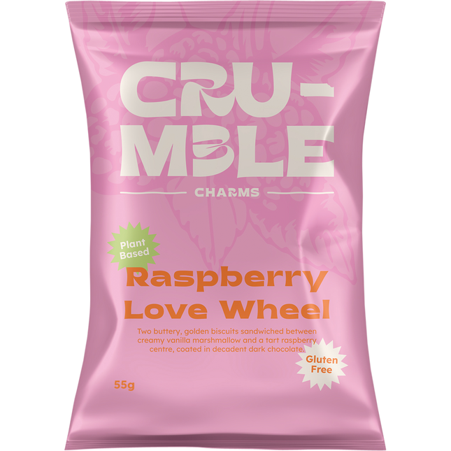 CRUMBLE CHARMS Raspberry Love Wheel