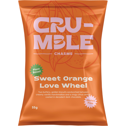 CRUMBLE CHARMS Sweet Orange Love Wheel