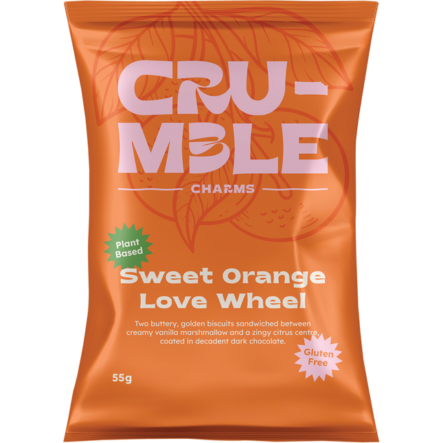 CRUMBLE CHARMS Sweet Orange Love Wheel