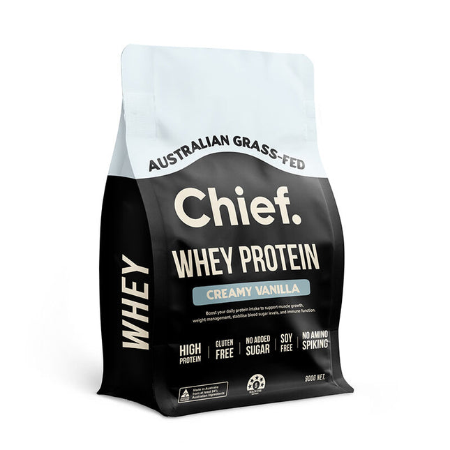 Chief Nutrition Whey Protein Concentrate - Creamy Vanilla 900g