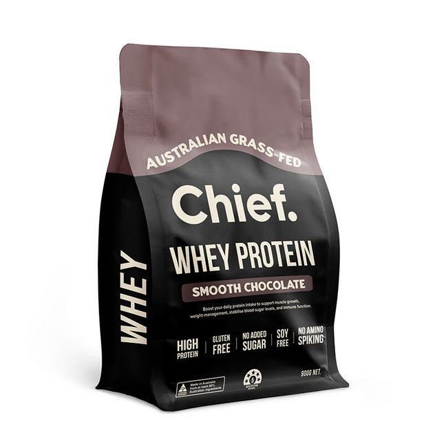 Chief Nutrition Whey Protein Concentrate - Smooth Chocolate 900g