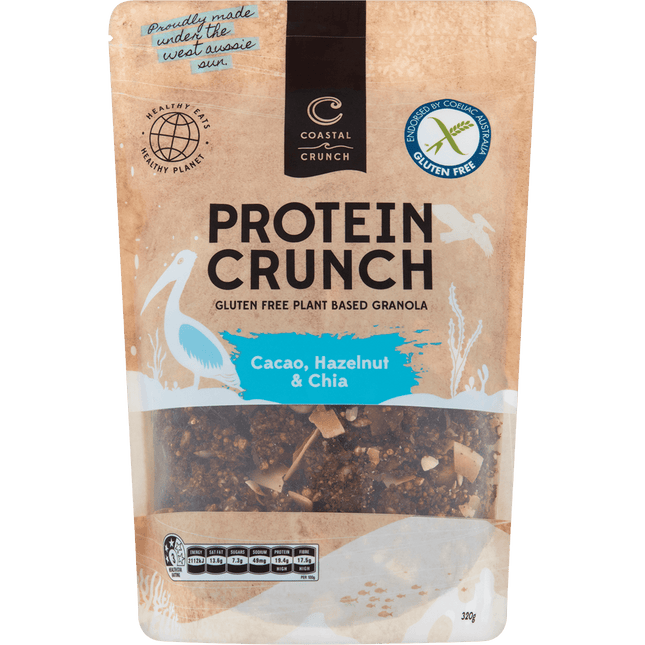 Protein Crunch Granola Cacao, Hazelnut & Chia