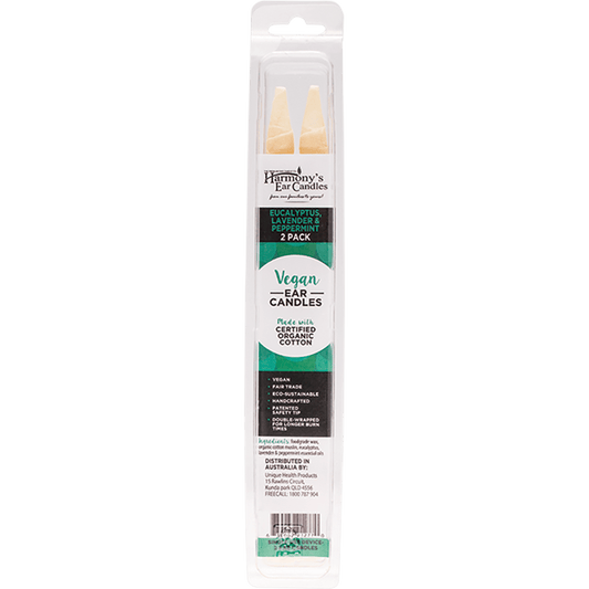 Vegan Ear Candles Eucalyptus, Lavender & Peppermint