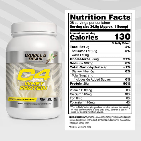 Cellucor C4 Pro Whey Protein Vanilla Bean