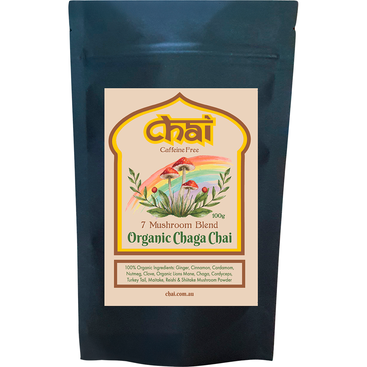 Organic Chaga Chai 7 Mushroom Blend