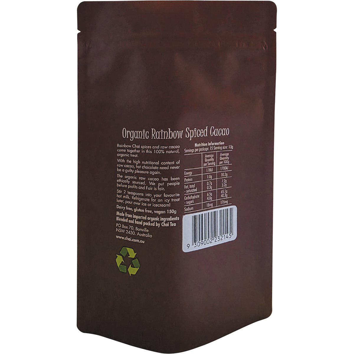 Organic Rainbow Spiced Cacao