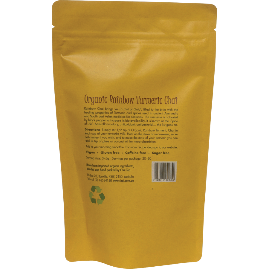 Organic Rainbow Turmeric Chai