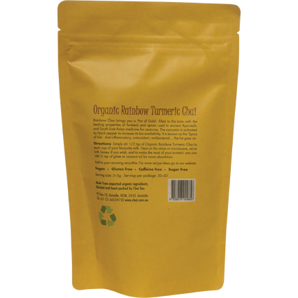Organic Rainbow Turmeric Chai