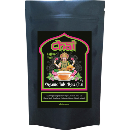 Organic Tulsi Rose Chai