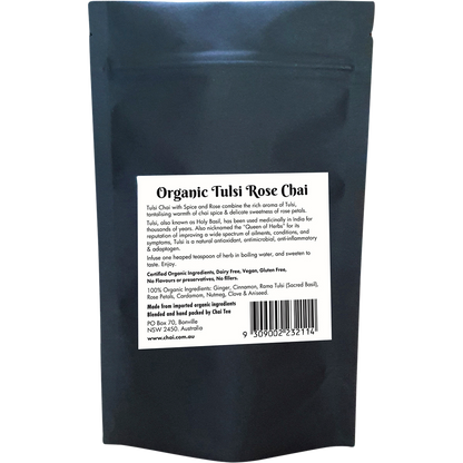 Organic Tulsi Rose Chai