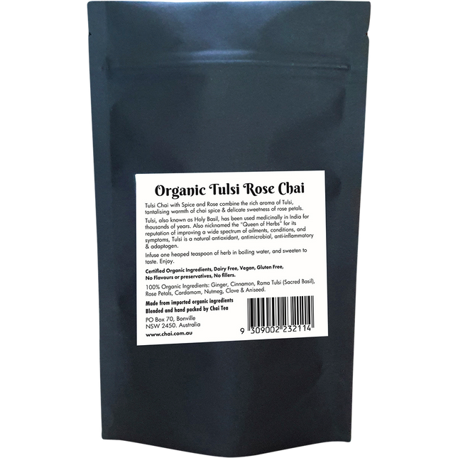Organic Tulsi Rose Chai